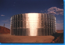 pre fab water tank galvanised